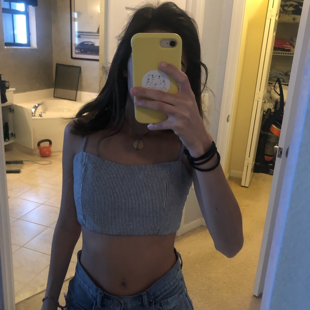 brandy melville striped tank